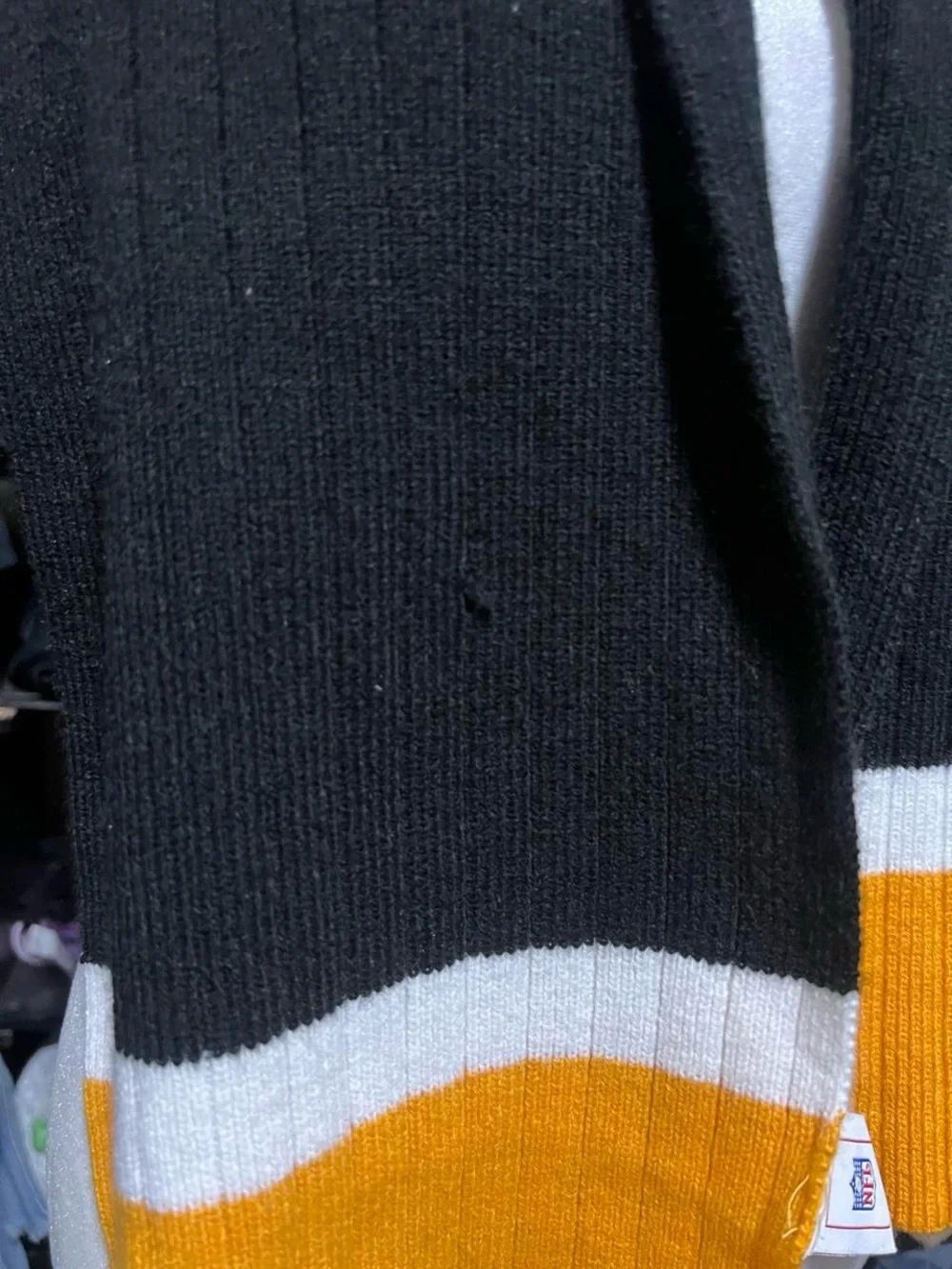 Steelers Black & Gold Knit Scarf